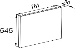 Jacob Delafon Боковая панель Odeon Up 76 E6011-00 – фотография-2